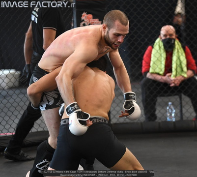 2021-05-02 Milano in the Cage 7 01411 Alessandro Belfiore-Geremia Vilutis - Shoot boxe classe B -76kg
